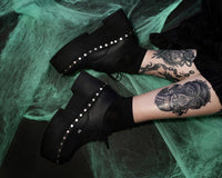 Black TUKskin Dino Flat Platform