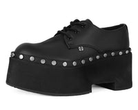 Black TUKskin Dino Flat Platform