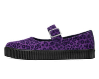 Purple Leopard Pointed EZC Mary Jane