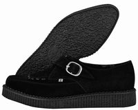 Suede Pointed Buckle Creeper