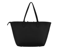 Black Studded Tassel Tote Bag