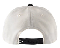 Black & Cream Skull Logo Hat