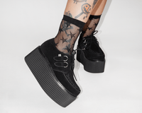 Fishnet Star Crew Sock