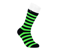 Black & Green T.U.K. Men's Stripe Sock