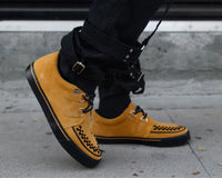 Mustard Suede Creeper Sneaker