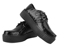 Black Wavy Patent Viva Mondo Creeper