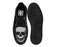 Black Satin Glow Skull Viva Mondo Creeper