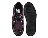 Burgundy Crinkle Patent Viva Mondo Creeper