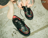 Black TUKskin Rainbow Interlace Viva Mondo Creeper