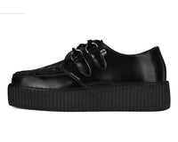 Black Leather Viva Mondo Creeper