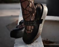 Black TUKskin™ Mary Jane Viva Mondo Creeper