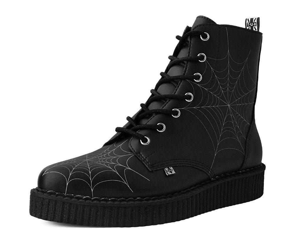 Black  TUKskin™ 7-Eye Spiderweb Glow Boot