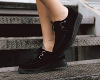 Black Suede Viva II Low Creeper 