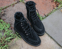 Black Suede 7-Eye VivaII Boot