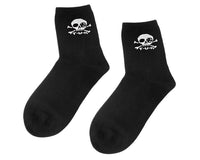 Black T.U.K. Skull Logo Women’s Sock