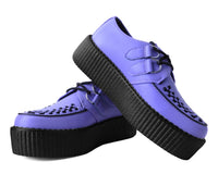 Violet Faux Suede Mondo Creeper