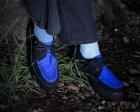 Black & Cobalt Blue Viva Mondo Creeper