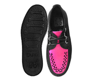 Black & Neon Pink Viva Mondo Creeper