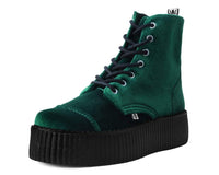 Green Velvet 7-Eye Viva Mondo Boot